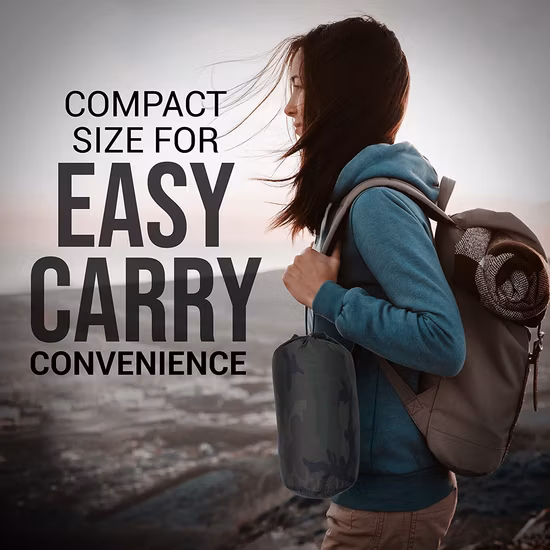 Coperta in nylon pieghevole da viaggio portatile Impermeabile con stampa personalizzata Coperta in cotone per esterni Coperte da campeggio per escursioni