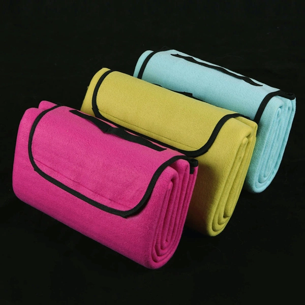 Hot Selling Waterproof Beach Plaids Plain Design Outdoor Picnic Blankets