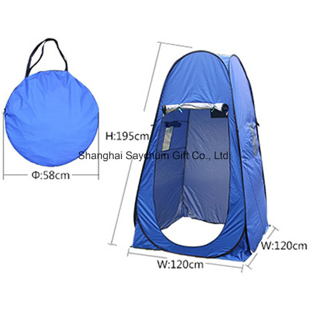 Custom Logo Portable Shelter Toilet Shower Beach Camping Tent