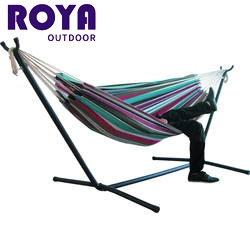 Factory Direct Cheapest High Quality Hammock with Stand Folding Camping Hammock