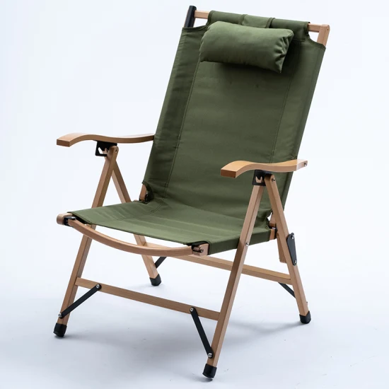 Produttore di sedie da campeggio, sedia da spiaggia pieghevole Kermit, mobili da esterno