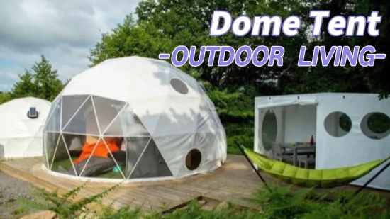 Tenda a cupola per hotel glamping di lusso per quattro stagioni per campeggio