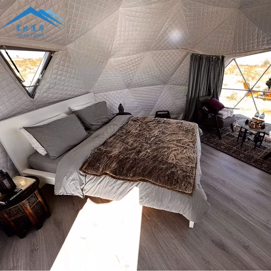 Tenda a cupola per hotel glamping di lusso per quattro stagioni per campeggio